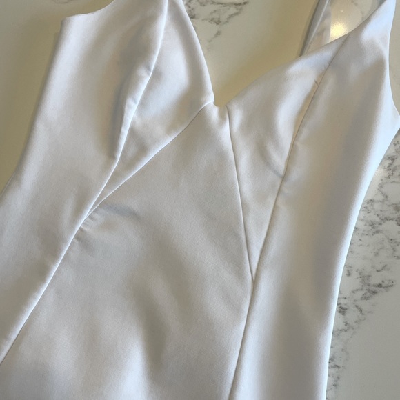 NWT ZARA White Mini Dress - Picture 3 of 5